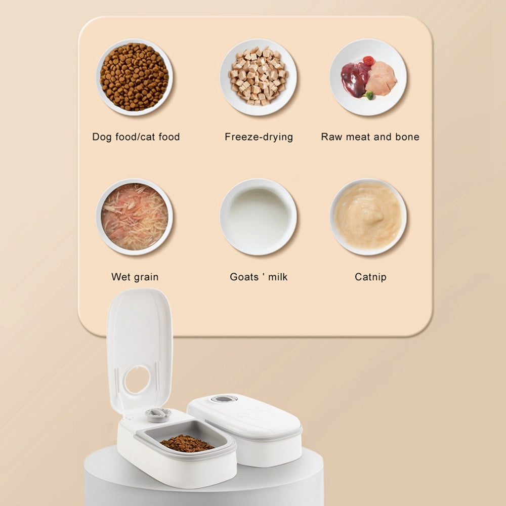 Automatic Pet Feeder – Smart Food Dispenser with Timer & Stainless Steel Bowl