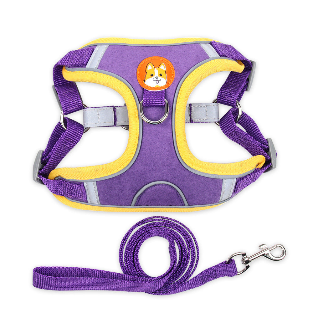 Comfort Fit Pet Harness – Breathable & Reflective with Leash